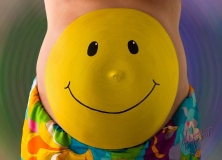 Belly Art - Happy Face
